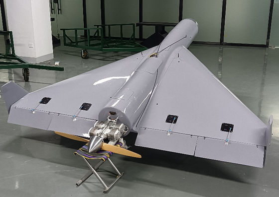 ZAi-CLLM2500 লটারিং গোলাবারুদ ইউএভি উইংসপ্যান 2500mm লোড 50 কেজি রেঞ্জ 1700KM রকেট উড়ান